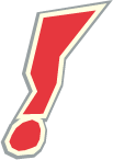 Animated exclamation mark